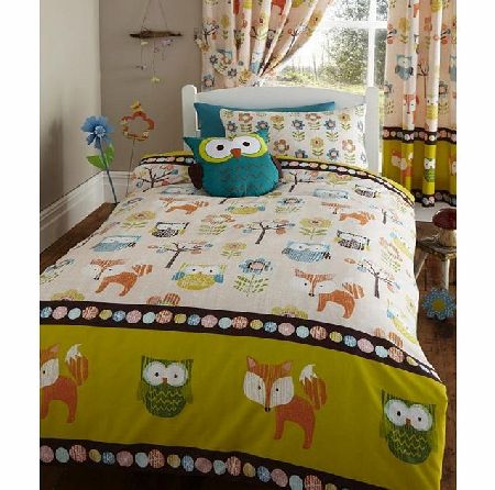 Animals Woodland Creatures Single Duvet Cover and