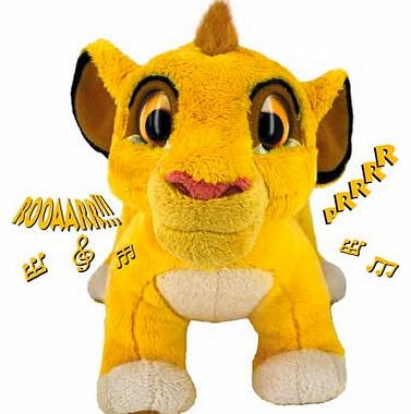 Anipets Sing n Roar Simba Plush Toy