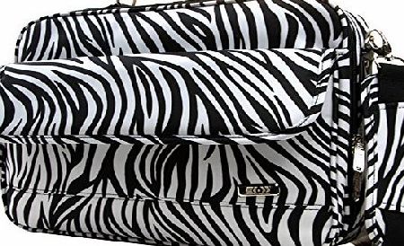 17`` Colorful Women Laptop Notebook Case Bag Leopard Zebra cow print crocodile polka (zebra)