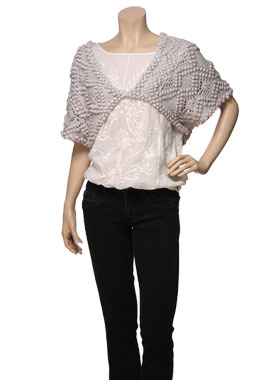 Ann-Louise Roswald Bobble Knit Shrug by Ann-Louise Roswald