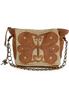 Anna Sui Butterfly Applique Bag