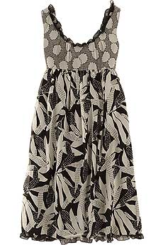 Anna Sui Cloud Print Dress