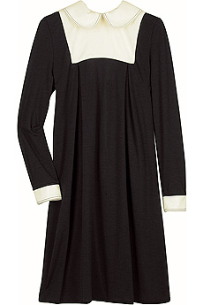 Anna Sui Contrast collar dress