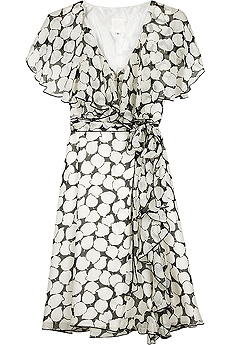 Anna Sui Leaf print dress