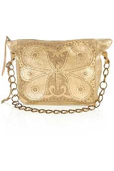 Anna Sui Leather Butterfly Bag