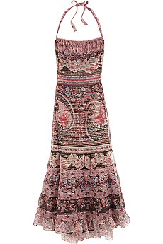 Anna Sui Paisley halter dress