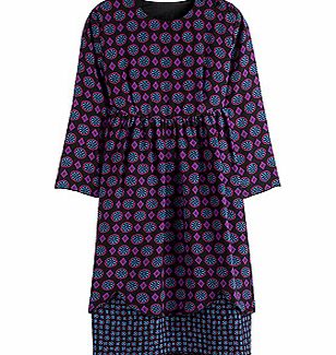 Anna Sui Silk printed dress