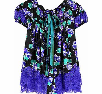 Anna Sui Sketched Roses top