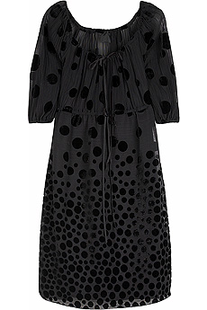 Anna Sui Velvet dot dress
