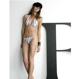 Annaboy AnnaandBoy Wide Triangle Bikini with Skinny Pant