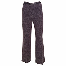 Grey textured trousers