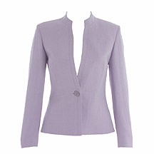 Anne Brooks Petite Lilac linen jacket