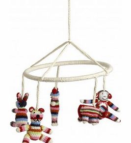 Anne-Claire Petit Multicolor Animal Mobile Multicoloured `One size
