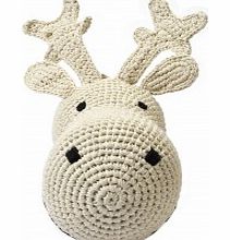 Anne-Claire Petit Reindeer head - cream Cream `One size