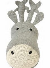 Reindeer head - grey Grey `One size