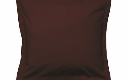 Anne De Solene Vexin Cotton Percale Plain Dye Bedding Mocca