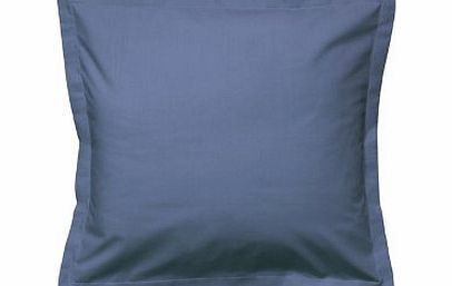 Anne De Solene Vexin Cotton Percale Plain Dye Bedding Saphir