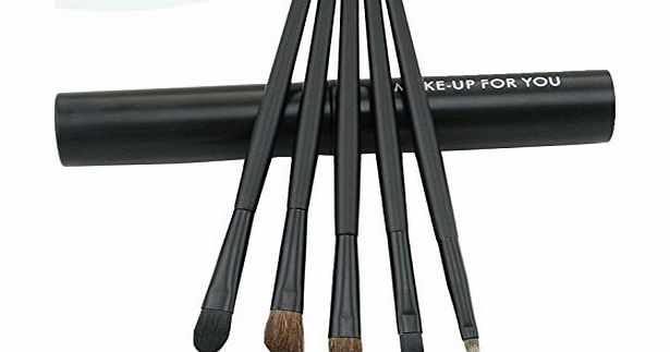 Annengjin Professional 5pcs Makeup Make Up For You Cosmetic Brushes Set Eyeshadow Eyebrow Kits(Black)