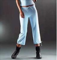 Anniluce :Medium Waist Baggy Capri Pants -