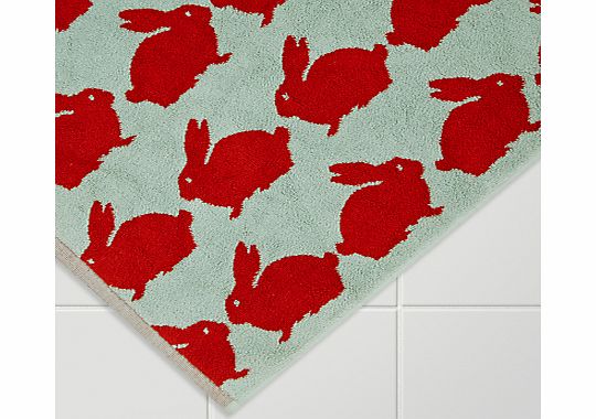 Anorak Kissing Rabbits Bath Mat