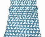 Anorak Kissing Squirrels Duvet Cover - Aqua