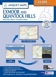 Anquet Maps 10 Exmoor and Quantock Hills