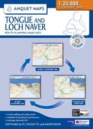 Anquet Maps 114 Tongue and Loch Naver
