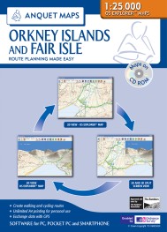 Anquet Maps 116 Orkney Islands and Fair Isle