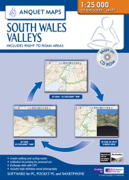 Anquet Maps 24 South Wales Valleys