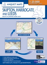 Anquet Maps 67 Skipton, Harrogate and Leeds