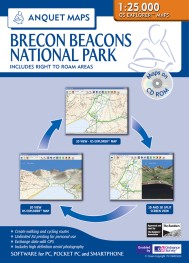 Anquet Maps Brecon Beacons National Park 2751