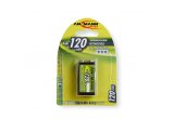Ansmann 9V Fast Rechargeable Batteries - 120mAh - Pack of 1