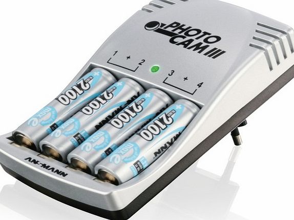 Ansmann Photocam III - 5117003 - Silver - Battery Charger