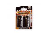 Ansmann Premium Alkaline D Size Batteries - Pack of 2