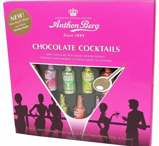 Anthon Berg 15 Assorted Cocktail Liqueur Bottles 235 g