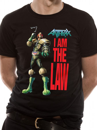Anthrax (I Am The Law) T-shirt cid_8067TSBP