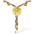 Antica Murrina Veneziana Acapulco - Amber and Gold Beaded Murano Glass Necklace