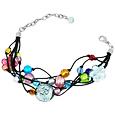 Antica Murrina Veneziana Cancun - Murano Glass Beads and Flowers Multi-strand Bracelet