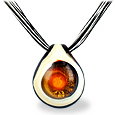 Cuba - Murano Glass Drop Pendant Necklace
