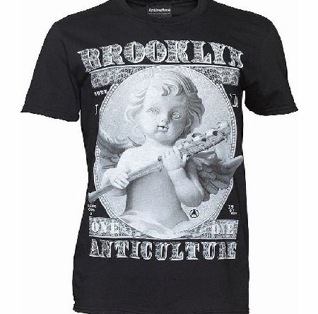 ANTICULTURE Mens Dollar T-Shirt Black