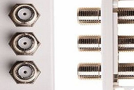 ANTIFERENCE142 MODULE 3X F - F CONN WHITE Aerial amp; Satellite Equipment , MODULE 3X F - F CONN WHITE,