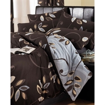 Antigua Chocolate Quilt Qover Set Single