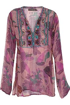 Antik Batik Tita silk kurta