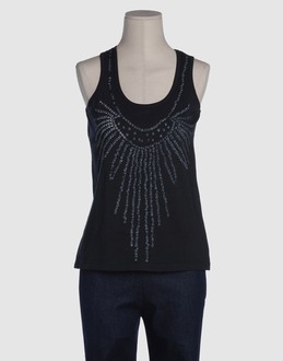 ANTIK BATIK TOP WEAR Sleeveless t-shirts WOMEN on YOOX.COM
