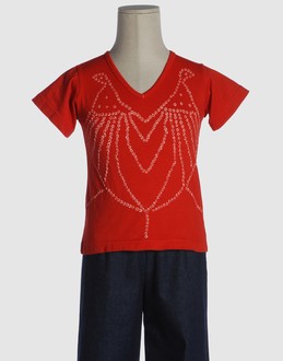 ANTIK BATIK TOPWEAR Short sleeve t-shirts GIRLS on YOOX.COM