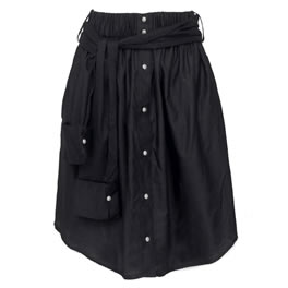 Antipodium Black Dont Sleeve Me This Way Skirt