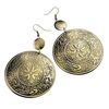 antique Brass Effect Earrings