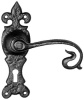 antique Lever Lock Door Handles 158x50mm 2444