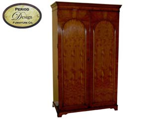Antique replica 2 door wardrobe
