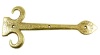 antique Style Brass Hinge Fronts 304mm 798 in Pairs